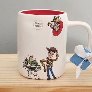 Rae Dunn Ceramic Disney Pixar Toy Story Double-sided "Howdy Partner" Mug